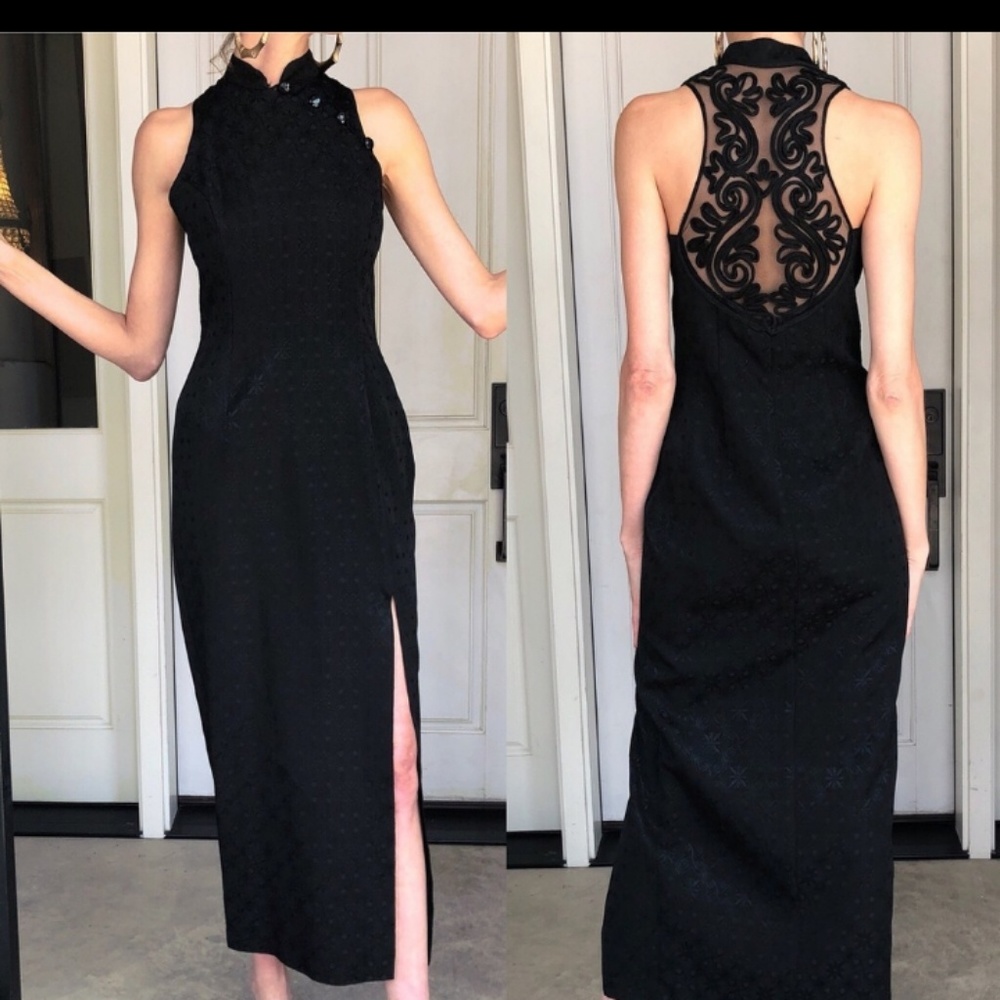 Asian inspired evening dress